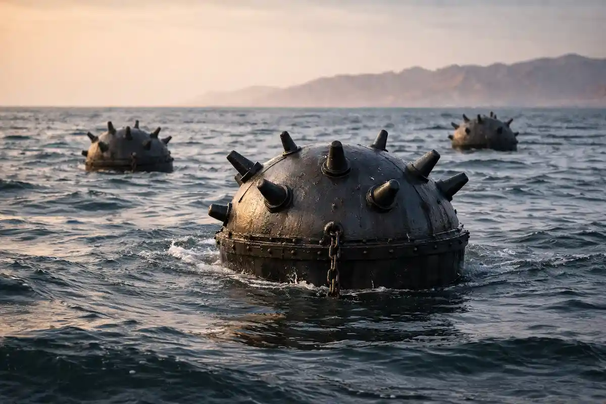 Irã posiciona minas no Estreito de Ormuz e ameaça bloquear passagem de petróleo em meio à guerra