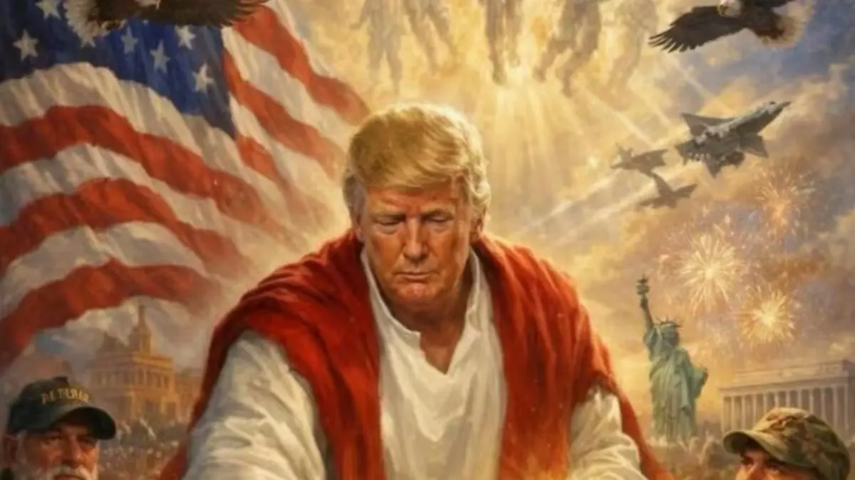 Trump apaga post com imagem de IA em que aparece como Jesus após ataques ao papa Leão XIV