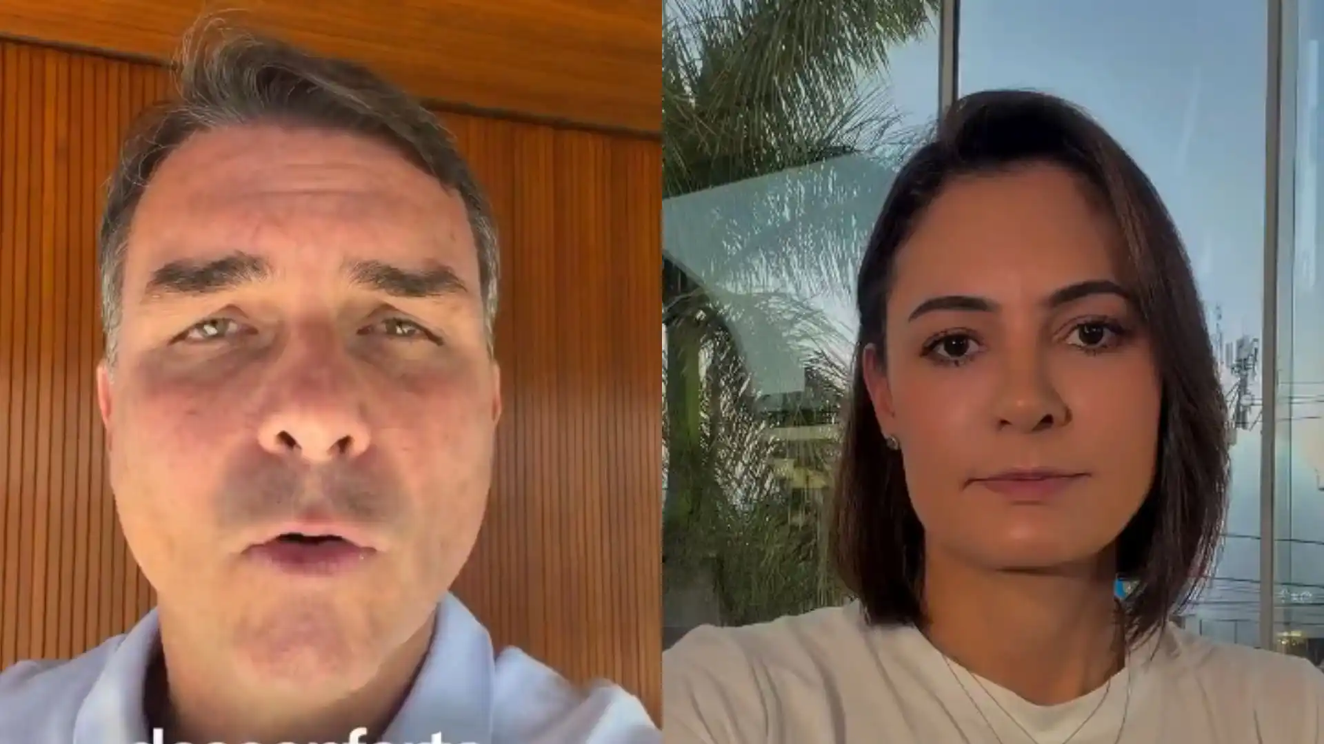 Michelle perdoa Flávio após Valdemar revelar cobrança por gesto público