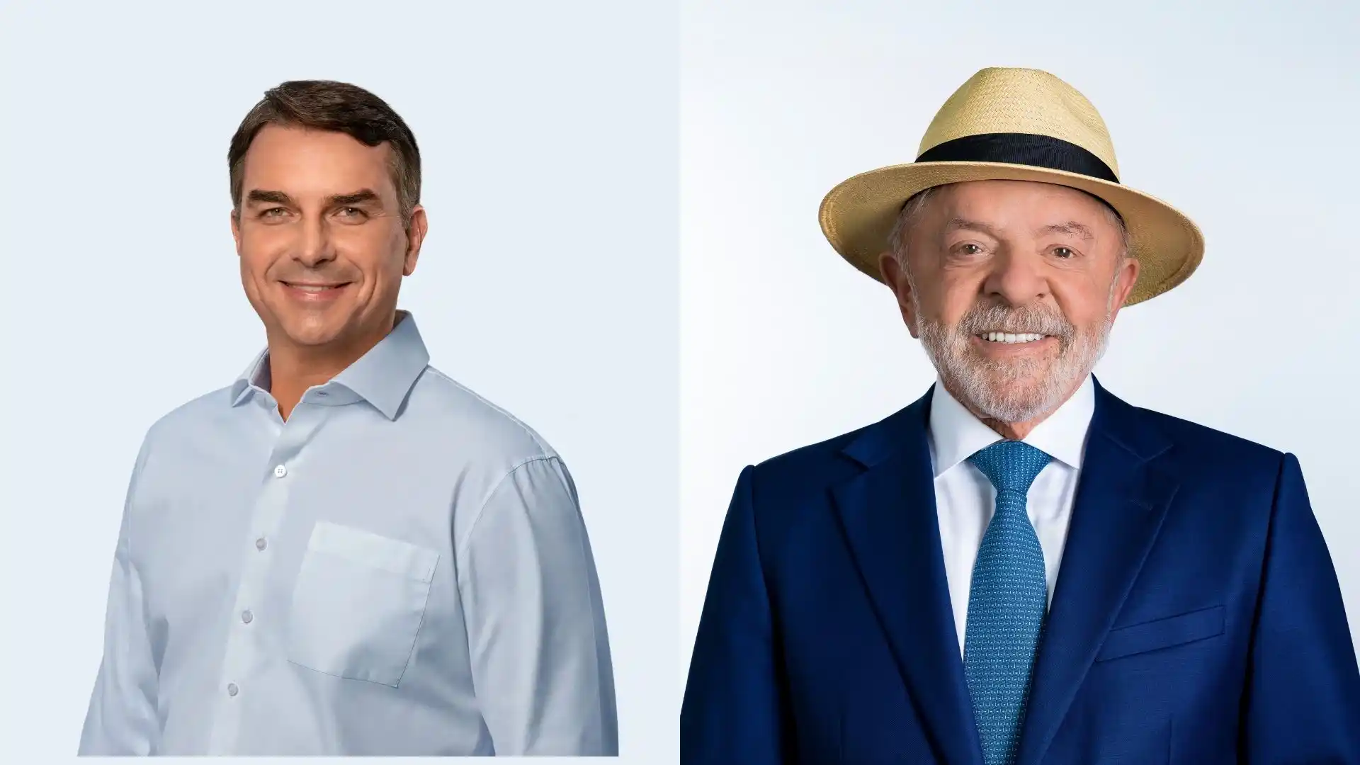 Arte reúne as fotos oficiais das duas candidaturas à Presidência no segundo turno de 2026.