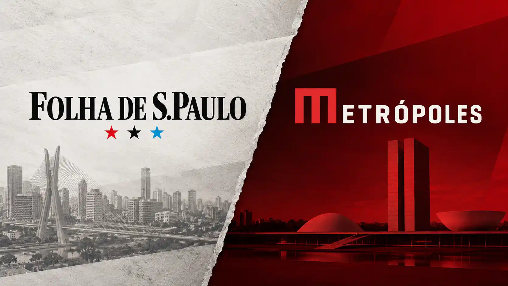 Folha de S.Paulo e Metrópoles estão no centro de uma disputa pública após a divulgação de mensagens de Daniel Vorcaro envolvendo tentativas de influência sobre coberturas jornalísticas.